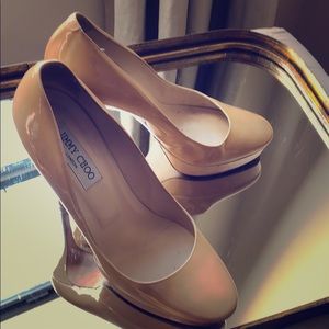 Classic Nude Jimmy Choo Pumps SZ 40